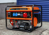 Extralink EX.30714 motor-generator 7000 W 25 L Benzin Sort, Orange