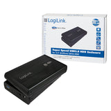 LogiLink UA0107 drevkabinet HDD kabinet Sort 3.5"