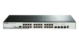 D-Link DGS-1510-28P netværksswitch Administreret L3 Gigabit Ethernet (10/100/1000) Strøm over Ethernet (PoE) Sort