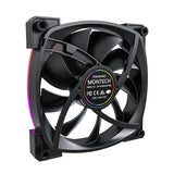 Montech RX140 PWM Computerkabinet Ventilator 14 cm Sort 1 stk