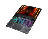 MSI Cyborg 15 B2RWFKG-401 Intel Core 7 240H Laptop 39,6 cm (15.6") Fuld HD 16 GB DDR5-SDRAM 512 GB SSD NVIDIA GeForce RTX 5060 Laptop GPU Wi-Fi 6E (802.11ax) Windows 11 Home Sort
