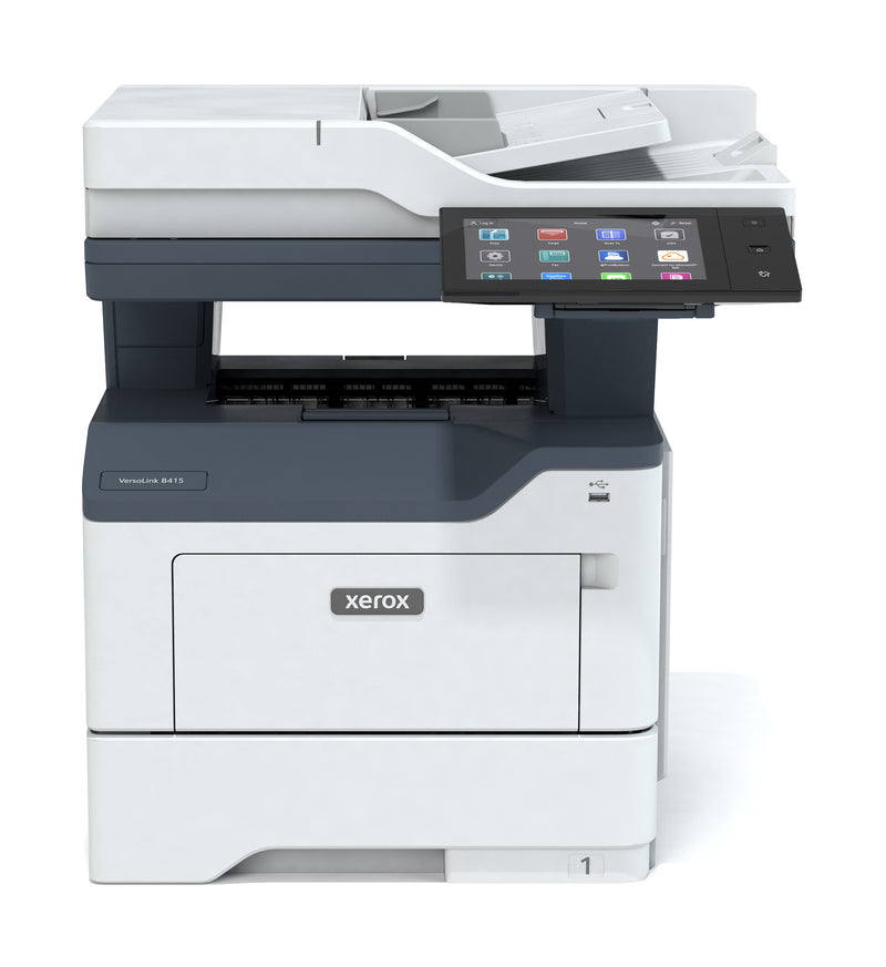 Xerox VersaLink B415, A4-format, 47 sider/min, dupleks kopiering/udskrivning/scanning/fax, PS3, PCL5e/6, 2 magasiner, i alt 650 ark