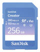 SanDisk Creator 256 GB SDXC UHS-II Klasse 10