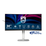 Philips 5000 series 34B2U5600C/00 computerskærm 86,4 cm (34") 3440 x 1440 pixel Dual QHD LCD Grå