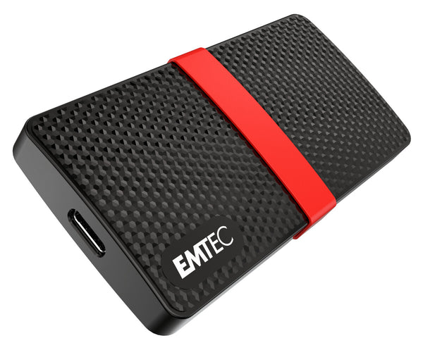 Emtec X200 2 TB USB Type-C 3.2 Gen 1 (3.1 Gen 1) Sort