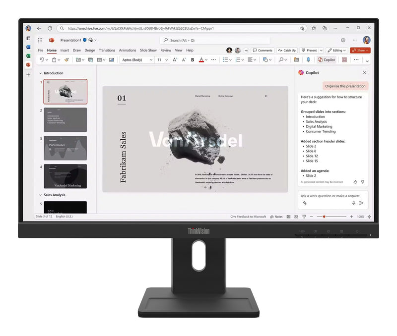 Lenovo ThinkVision E22-40 computerskærm 54,6 cm (21.5") 1920 x 1080 pixel Fuld HD LCD Sort