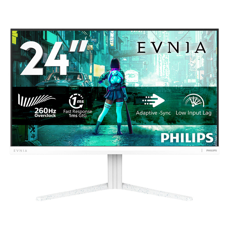 Philips Evnia 3000 24M2N3201PL/00 computerskærm 60,5 cm (23.8") 1920 x 1080 pixel Fuld HD LCD Hvid