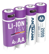 Ansmann 1312-0036 husholdningsbatteri Genopladeligt batteri AA Lithium-Ion (Li-Ion)