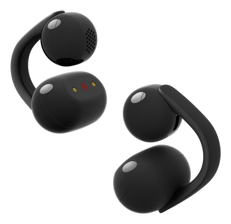 Sony WFLC900B.CE7 hovedtelefoner/headset True Wireless Stereo (TWS) Open-ear Opkald/Musik/Sport/Hverdag Bluetooth Sort