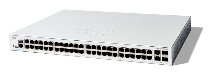Cisco C1200-48T-4X netværksswitch Administreret L2/L3 Gigabit Ethernet (10/100/1000) Hvid