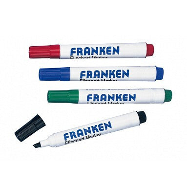 Franken Z2203 speedmarker 4 stk Sort, Blå, Grøn, Rød