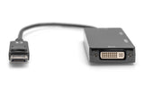 Digitus AK-340418-002-S videokabel adapter 0,2 m DisplayPort DVI-D Sort