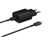Samsung EP-TA800EBE oplader til mobil enhed Smartphone Sort Vekselstrøm Hurtig opladning Indendørs