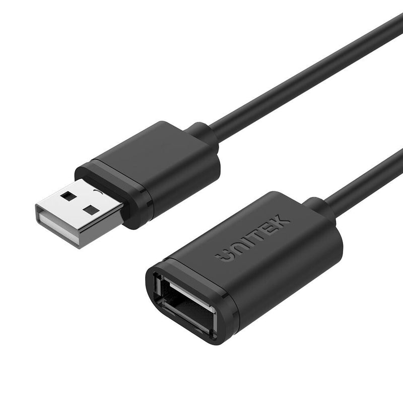 UNITEK Y-C417GBK USB-kabel USB 2.0 3 m USB A 0,48 Gbit/sek. Sort