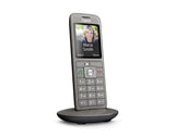 Gigaset CL660HX Analog/DECT-telefon Nummervisning Anthracit
