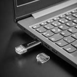Intenso Twist Line USB-nøgle 16 GB USB Type-A / USB Type-C 3.2 Gen 1 (3.1 Gen 1) Anthracit