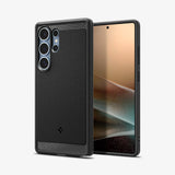 Spigen Rugged Armor mobiltelefon etui 17,5 cm (6.9") Cover Sort