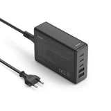 Hama 00201978 oplader til mobil enhed Laptop, Strømbank, Smartphone, Tablet Sort Vekselstrøm Hurtig opladning Indendørs