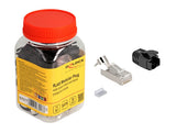 DeLOCK 67017 kabelsamler RJ45 Sort, Sølv