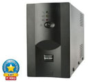 Gembird UPS-PC-652A UPS-enhed Interaktivt indgangsstik 0,65 kVA 390 W 3 AC stikkontakt(er)