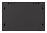 Lanberg WF03-5306-10B stativ 6U Vægmonteret stativ Sort
