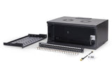 Digitus DN-49201-SET stativ 4U Vægmonteret stativ Sort
