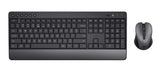 Trust Trezo tastatur Mus inkluderet Universel RF trådløst QWERTZ Tysk Sort