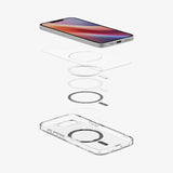 Spigen Ultra Hybrid (MagFit) mobiltelefon etui 15,5 cm (6.1") Cover Kulfiber, Transparent