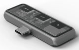 Satechi ST-HXRSDM dockingstation Docking USB 3.2 Gen 2 (3.1 Gen 2) Type-C Grå
