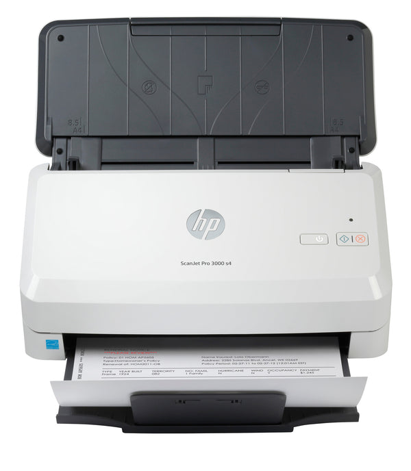 HP ScanJet Pro 3000 s4 Skanner med papir-tilførsel 600 x 600 dpi A4 Sort, Hvid