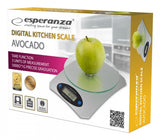 Esperanza Avocado Grå Elektronisk køkkenvægt