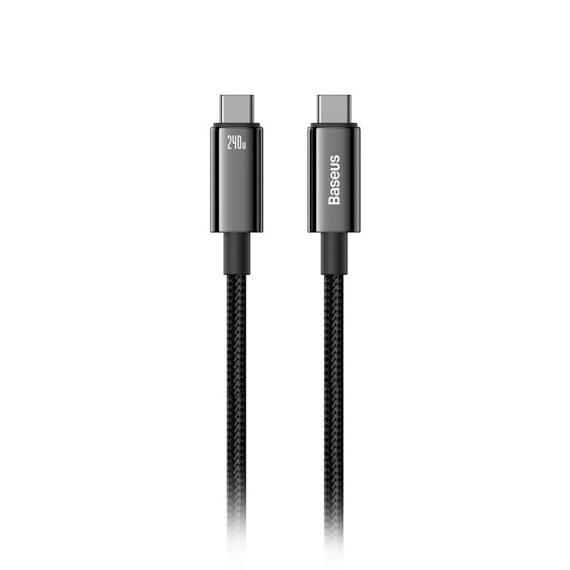 Baseus CAWJ040101 USB-kabel USB 2.0 2 m USB C 0,48 Gbit/sek. 240 W Sort