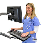 Ergotron LX Wall Mount Keyboard Arm Sølv