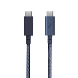 Native Union Belt Cable Pro USB-kabel USB 2.0 2,4 m USB C 0,48 Gbit/sek. 100 W Blå