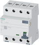 Siemens 5SV3344-6 kredsløbsafbryder Reststrøm enhed Type A 4P