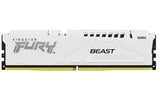 Kingston Technology FURY Beast 64GB 5200MT/s DDR5 CL40 DIMM (Sæt med 4) White XMP