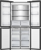 Hisense RQ5P470SAFD side-by-side køle-fryseskab Fritstående 483 L Sort