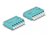 DeLOCK 87927 fiber adapter LC/LC 1 stk Turkisfarve