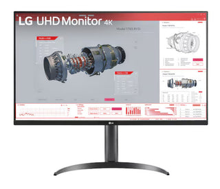 LG 32BR55UK-B computerskærm 80 cm (31.5") 3840 x 2160 pixel 4K Ultra HD LED Sort