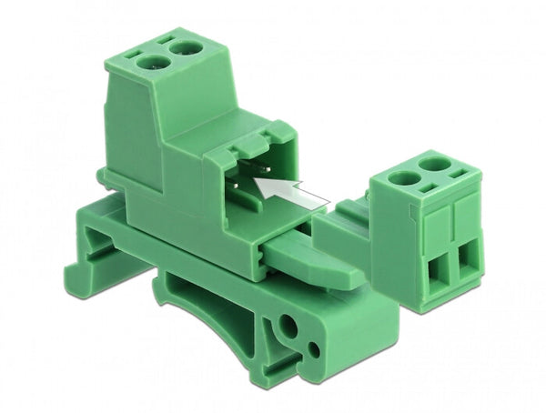 DeLOCK 66078 termisk blok 2-pin Grøn