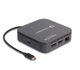 DeLOCK 87789 dockingstation Ledningsført Thunderbolt 3 Sort