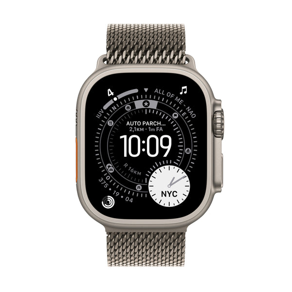 Apple Watch Ultra 3 OLED 49 mm Digital 422 x 514 pixel Berøringsskærm 5G Titanium Wi-Fi GPS (satellit)