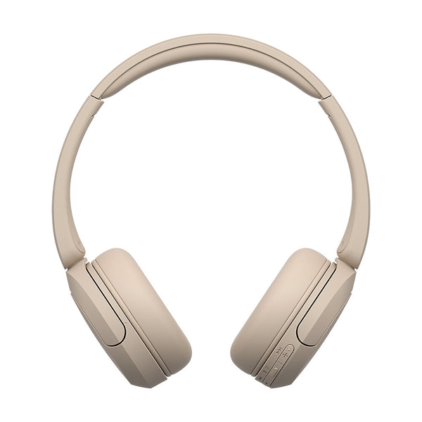 Sony WH-CH520 Headset Trådløs Opkald/musik USB Type-C Bluetooth Opladningsstativ Cremefarvet
