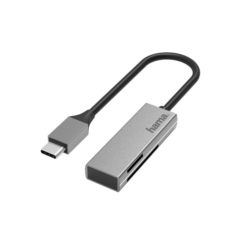 Hama 00200131 kortlæser USB 3.2 Gen 1 (3.1 Gen 1) Type-C Sølv