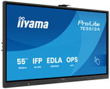 iiyama TE5513A-B2AG skilte display Interaktivt fladpanel 138,7 cm (54.6") Wi-Fi 500 cd/m² 4K Ultra HD Sort Berøringsskærm Indbygget processer Android 24/7