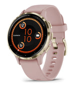 Garmin Venu 3S 3,05 cm (1.2") AMOLED 41 mm Digital 390 x 390 pixel Berøringsskærm Guld, Rose Wi-Fi GPS (satellit)