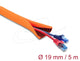 DeLOCK 19028 kabelbakke Orange 1,9 cm