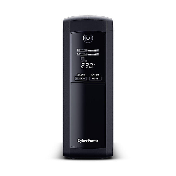 CyberPower VP1200ELCD UPS-enhed Interaktivt indgangsstik 1,2 kVA 720 W 5 AC stikkontakt(er)