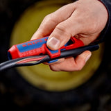 Knipex 16 95 03 SB kabelstripper Blå, Rød