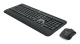 Logitech MK540 Advanced tastatur Mus inkluderet Universel RF trådløst QWERTY Italiensk Sort